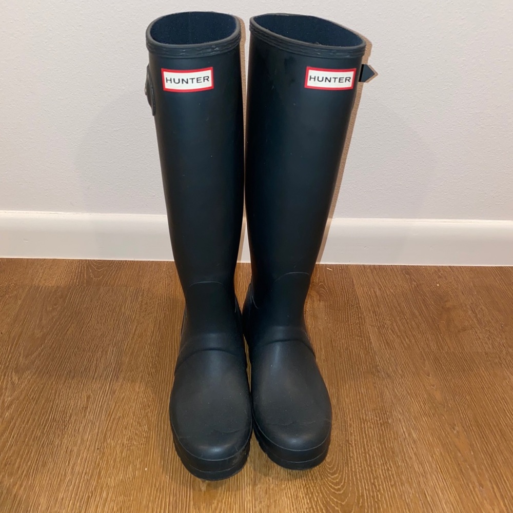 Hunter Tall Dark Green Boots